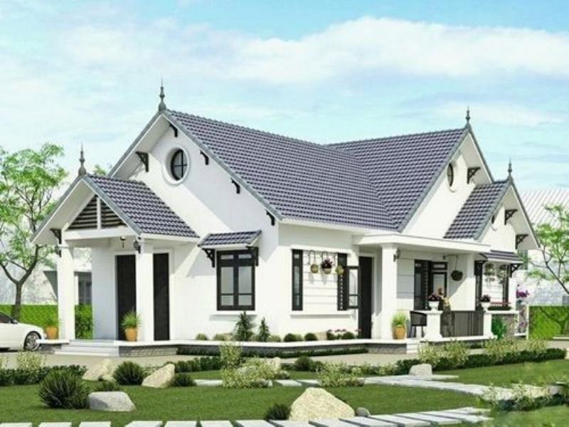 Nhà cấp 4 mái thái 3 phòng ngủ với dự trù chi phí xây dựng hợp lý cho gia đình Việt